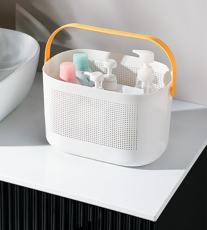 Plastic Bathroom Caddy, Portable Hard Shower Caddy - Image 5