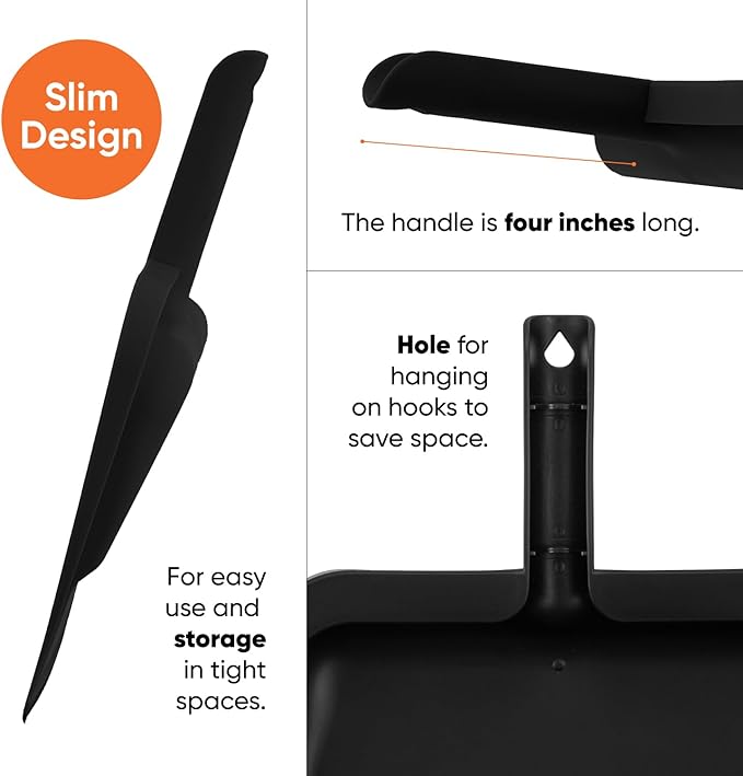 Superio Clip-On Dustpan with Rubber Lip - Image 5