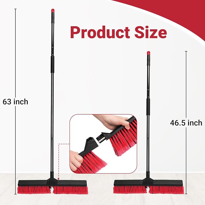 2PK 24" Push Broom Outdoor - Image 3