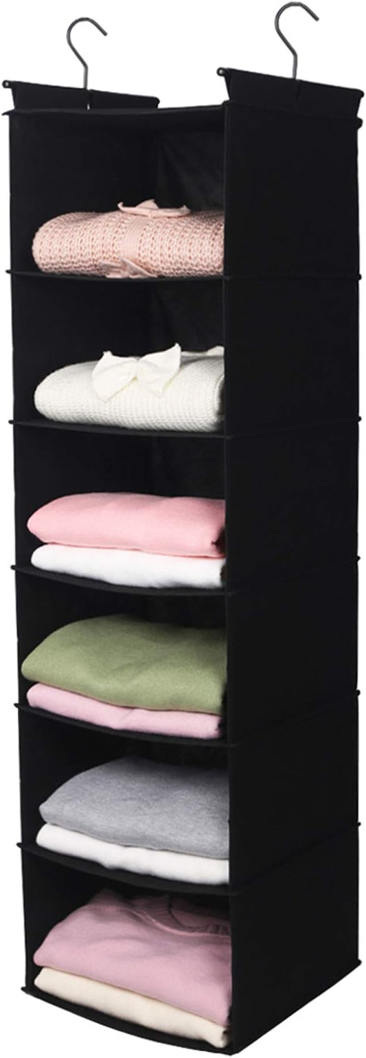 MAX Houser 6 Tier Shelf Hanging Closet Organizer, Closet Hanging Shelf by MAXHouser