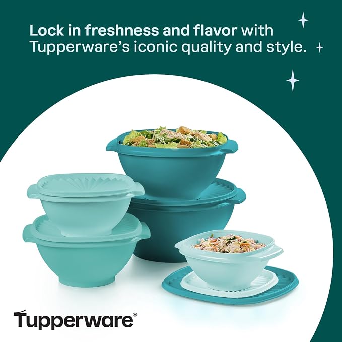 Tupperware Heritage Collection, New 10 Piece Food Storage Container Set in - Image 5