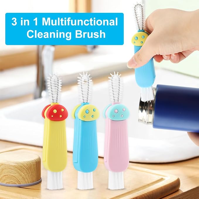 3 in 1 Multifunctional Lid Gap Cleaning Brush Set - Image 6