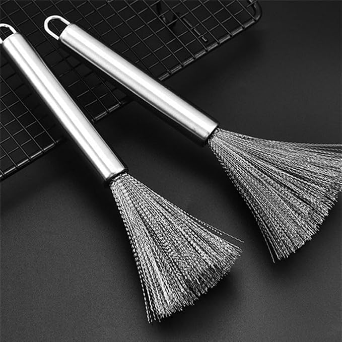 Stainless Steel Cleaning Brush Set, cookware Cleaning Brush, Pot Brush - Image 4