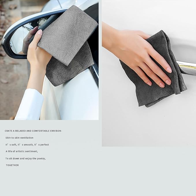 10PCS Thickened Magic Cleaning Cloth, Bsorbent Magic Cleaning Glass Cloth - Image 5