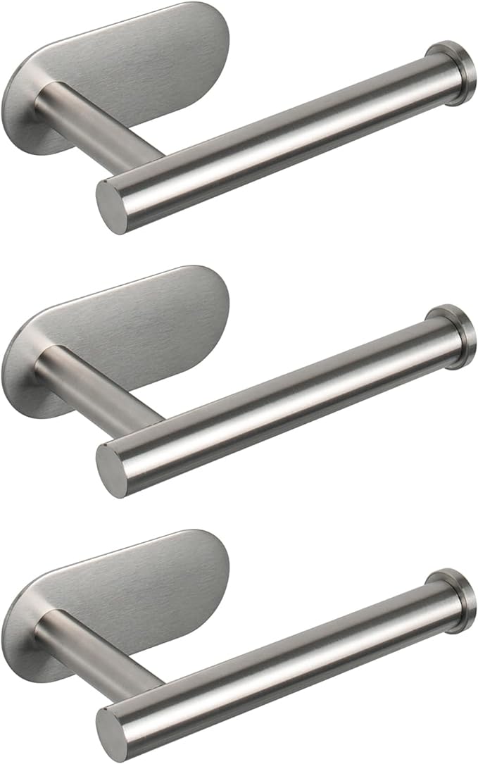 NearMoon Toilet Paper Holder Self Adhesive, Premium Thicken SUS304 Stainless by NearMoon
