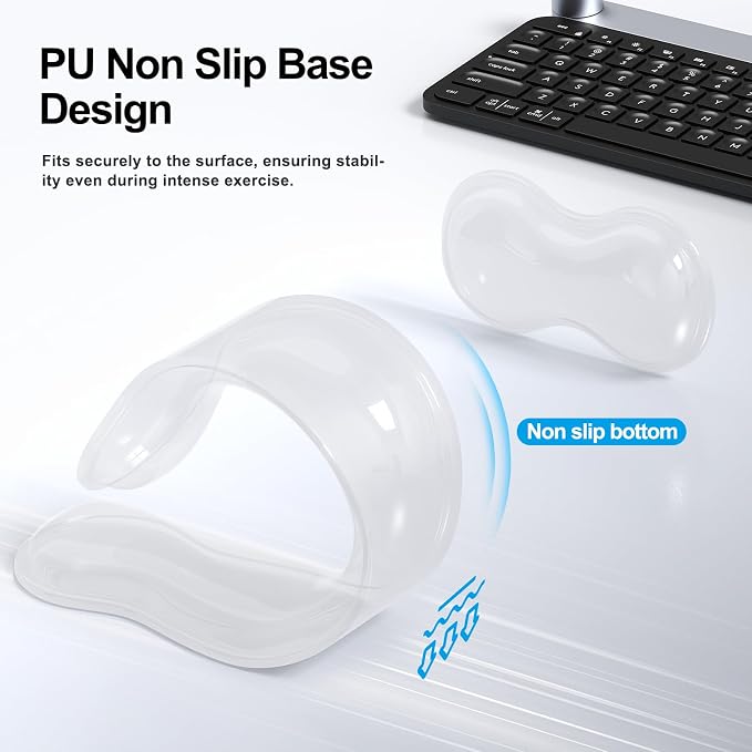 Gel Keyboard and Mouse Wrist Rest Set, Comfort Ergonomic Wrist Support - Image 5