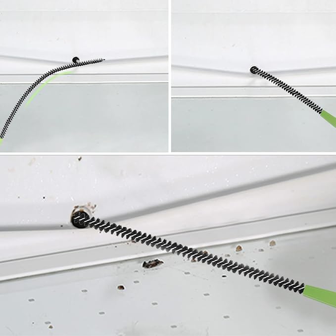 Sewer Drain Brush, Drain Clog Remover, 19.8inch Flexible Long Pipe Snake Hair - Image 6