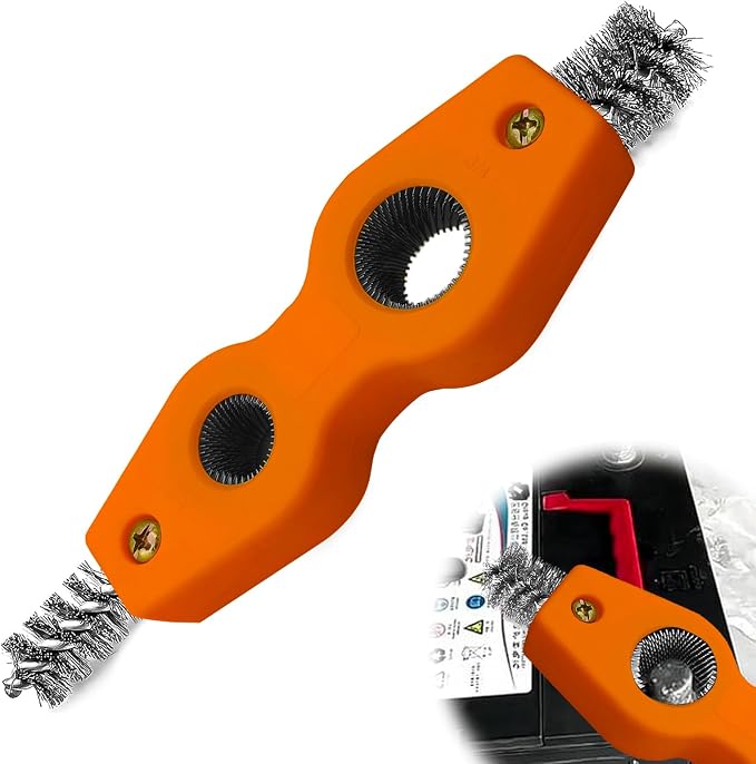 ZOKYUYS® 4 in 1 Car Battery Cleaning Brush, Anti-Corrosion Battery Terminals by Unknown