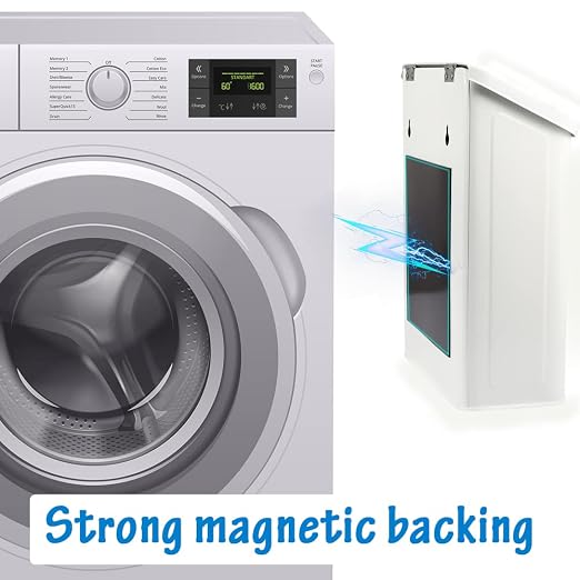 Picowe Magnetic Laundry Storage, Large Metal Lint Holder Bin - Image 7