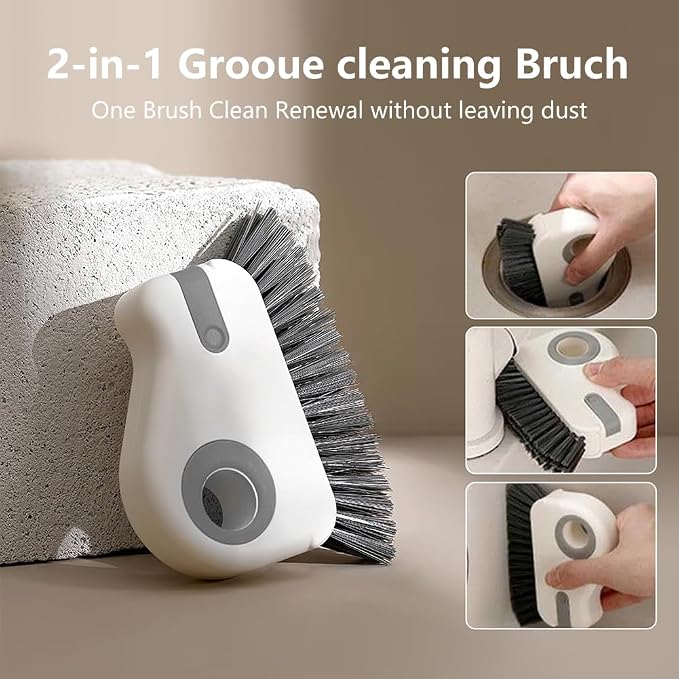 2 in 1 Groove Cleaning Brush, Window Track Cleaning Tools, Crevice Brush - Image 8