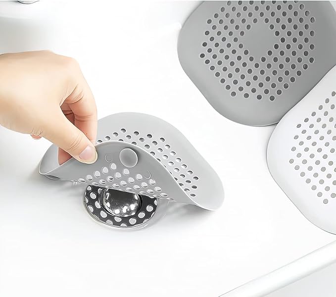2 Pieces Shower Drain Hair Catcher Bathtub Stopper, Home Protectors by Philbinden