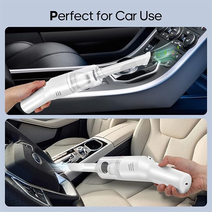 Wireless Mini Car Vacuum Cleaner Portable Rechargeable, Handheld Vacuums - Image 7