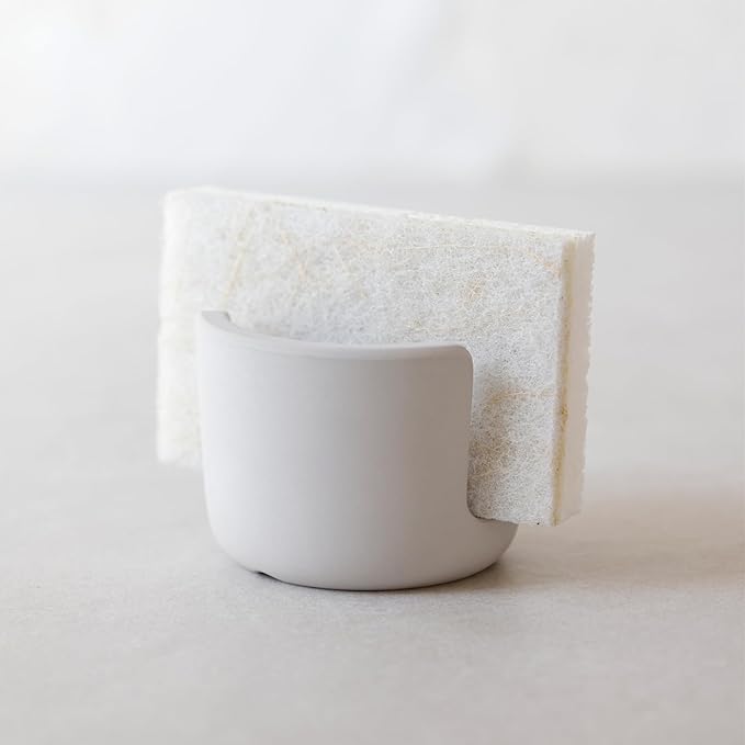 Selegna Diatomite Stone Sponge Caddy – Quick Drying Diatomaceous Earth Sink by Selegna