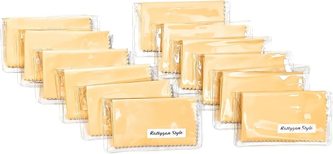 Premium Microfiber Cleaning Cloth in Individual PVC Pouches by RattyganStyle
