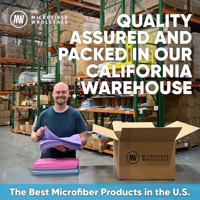 MW Pro Microfiber Cleaning Cloths | Size 16" x 16"| All Purpose Microfiber - Image 6