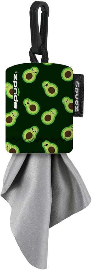 SPUDZ Ultra Microfiber Lens Cleaner – Closable Pouch, Washable – by ALPINEINNOVATIONS