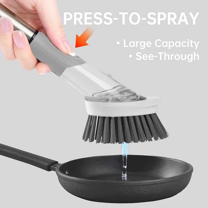 Soap Dispensing Scrub Brush - Image 3
