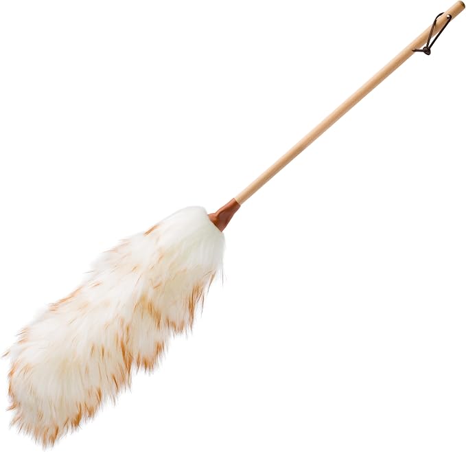 Redecker Lambswool Duster, Natural Magnet by Redecker