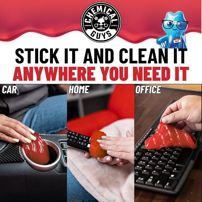Chemical Guys Sticky Icky Car Cleaning Gel, Automotive Dust Car Crevice Cleaner - Image 4