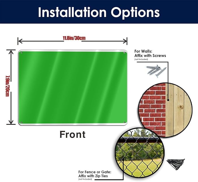 Personalized Aluminum Weatherproof Metal Signs - Image 6