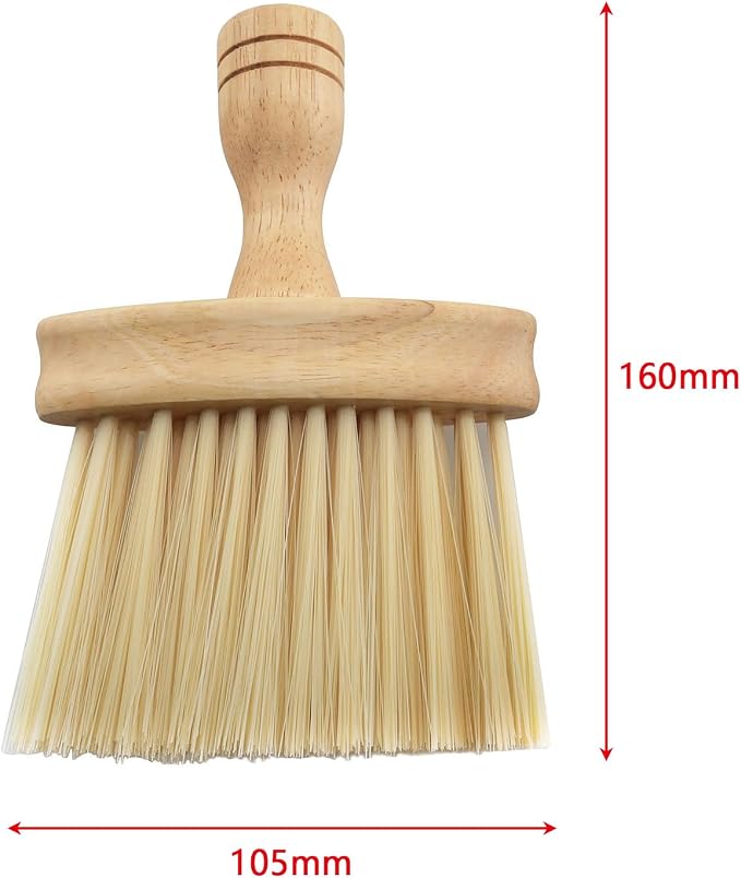 E-outstanding Wooden Handle Multifunctional Soft Bristle Dusting Brush Car Air - Image 2