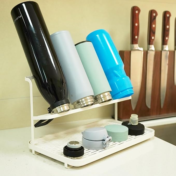 Countertop Kitchen Bottle Drying Rack - Image 3