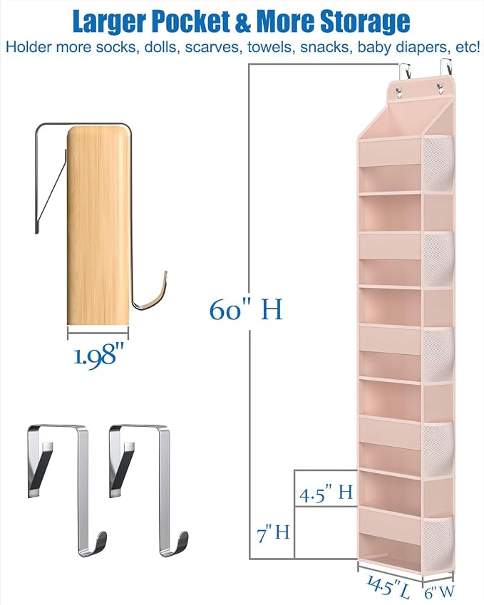 Over The Door Storage Organizer, RV Bathroom Organizer, Over The Door Organizer - Image 2
