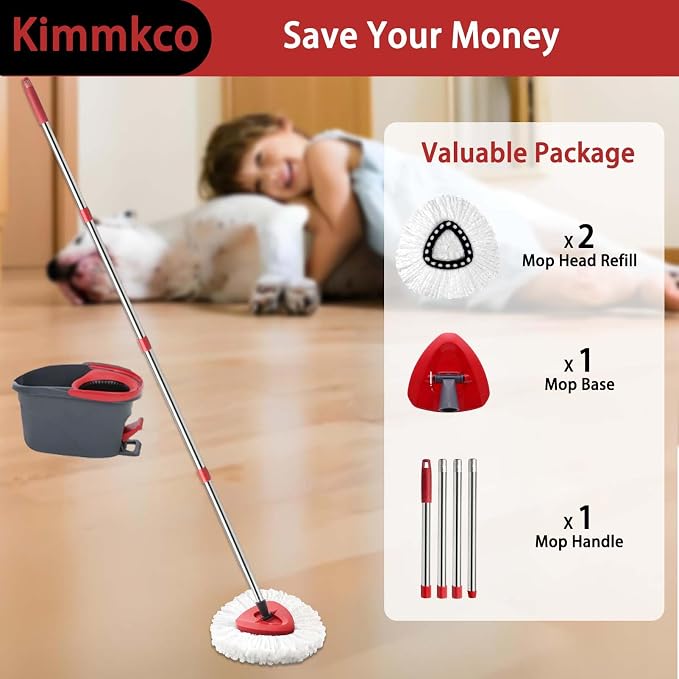 Spin Mop Head, Mop Handle Replacement - Image 8