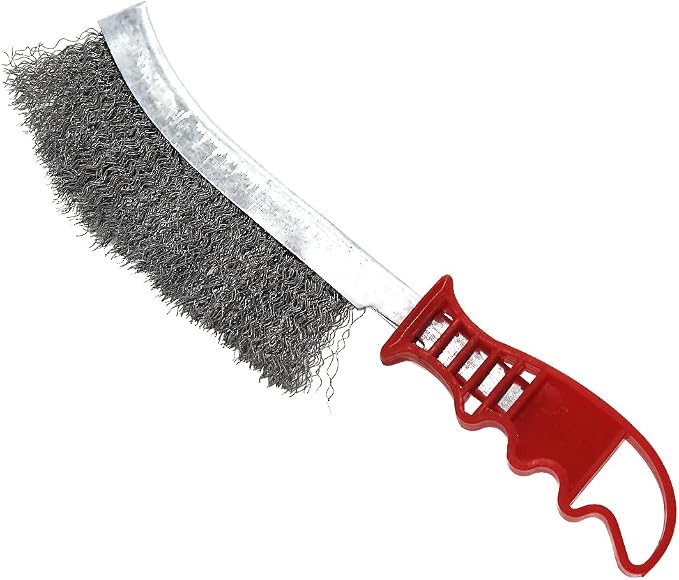 Grill Brush and Scraper with Handle, BBQ Grill Cleaning Brush by PaWuKi