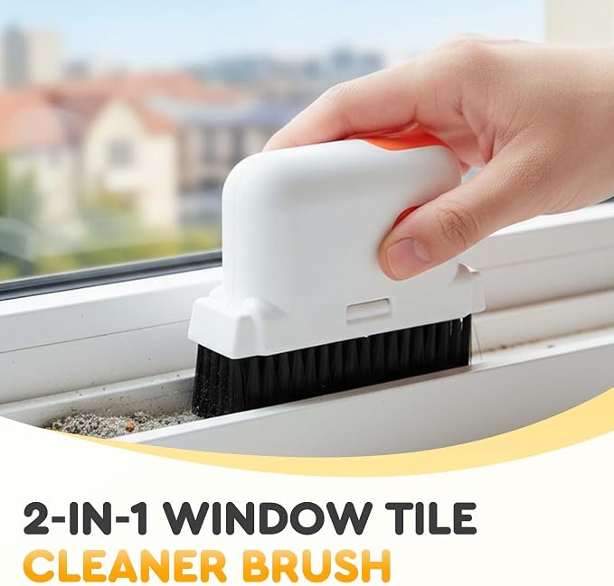 Window Track Cleaner Brush, Window Track Cleaning Tools - Image 2