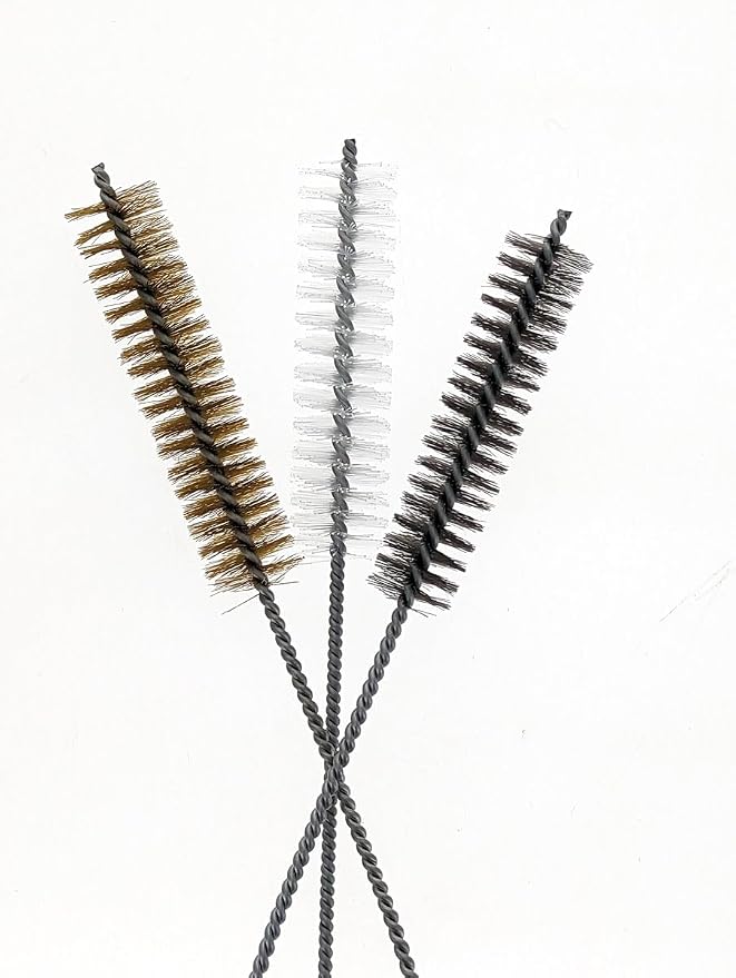 3 Piece Set of 16-Inch Tube Cleaning Brushes Copper, Nylon - Image 2