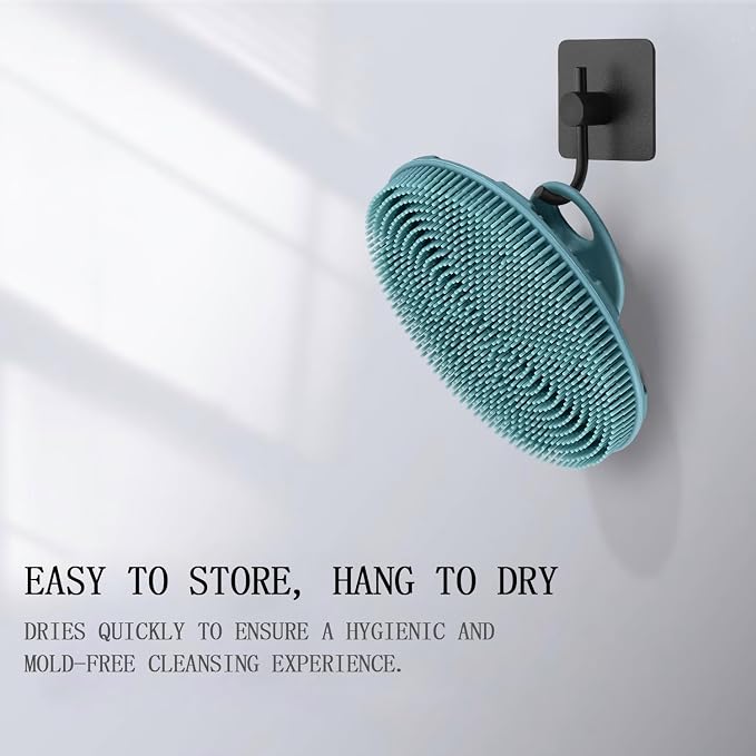 INNERNEED Food-Grade Soft Silicone Body Scrubber Shower Brush Handheld - Image 3
