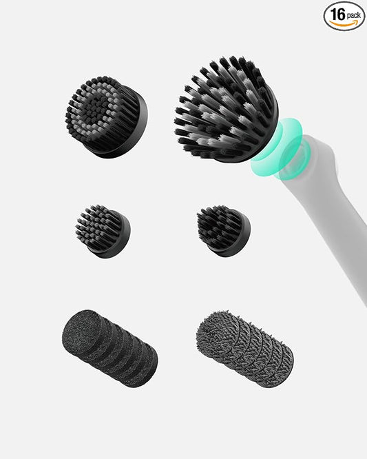 HOTO 16 PCS Replacement Brush Heads by HOTOTools