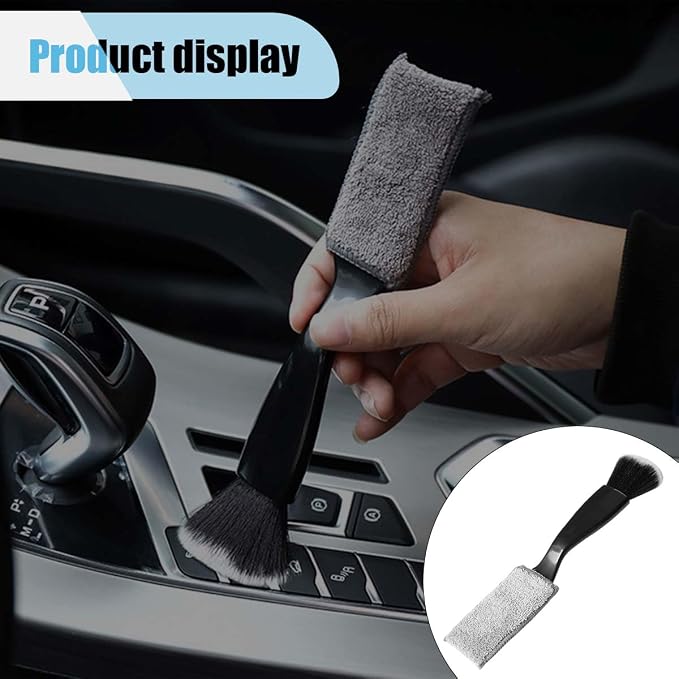 Car Double Head Clean Brush, 2 in 1 Duster - Image 6