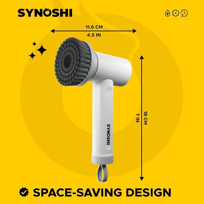 SYNOSHI Electric Spin Scrubber, Power Cleaning Brush - Image 6