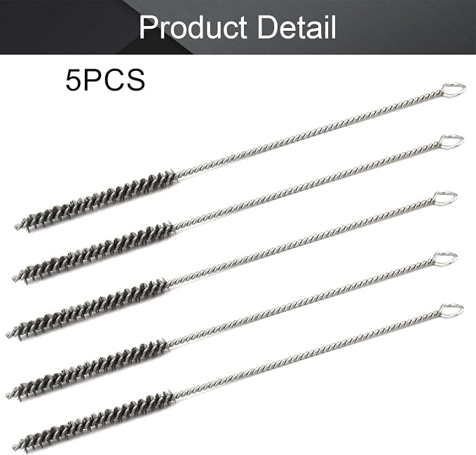 Utoolmart Stainless Steel Wire Cleaning Brush, Spiral Power Tube Brush - Image 3