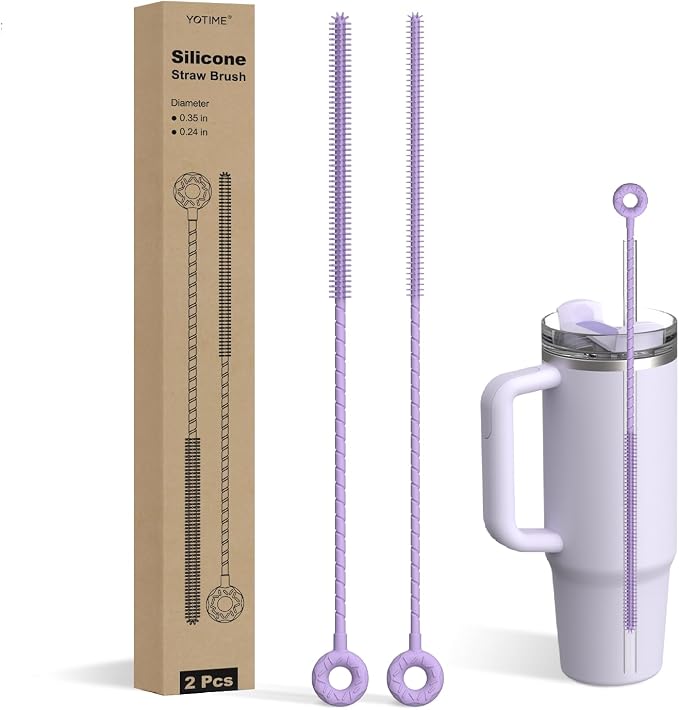 YOTIME Silicone Straw Cleaner Brush by YOTIME