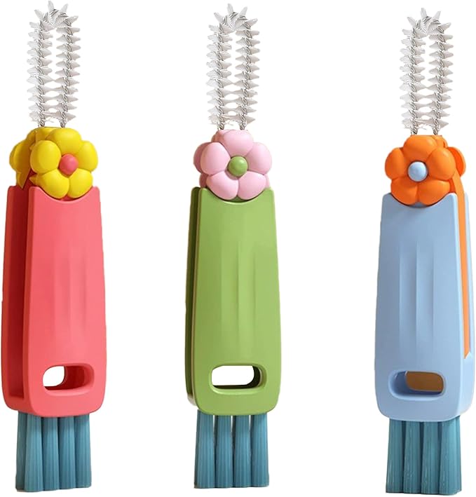 3 Pack Cup Lid Cleaning Brush Water Bottle Cleaner Brush, Bottle Brush Cleaner by Gmleey