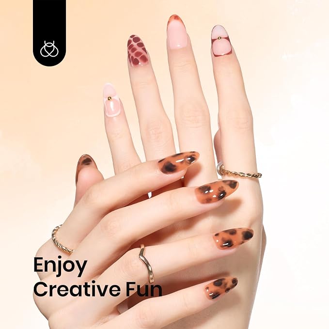 Beetles Blooming Gel: 2 Pcs 15ml Clear Uv Led Blooming Gel Nail Polish - Image 5