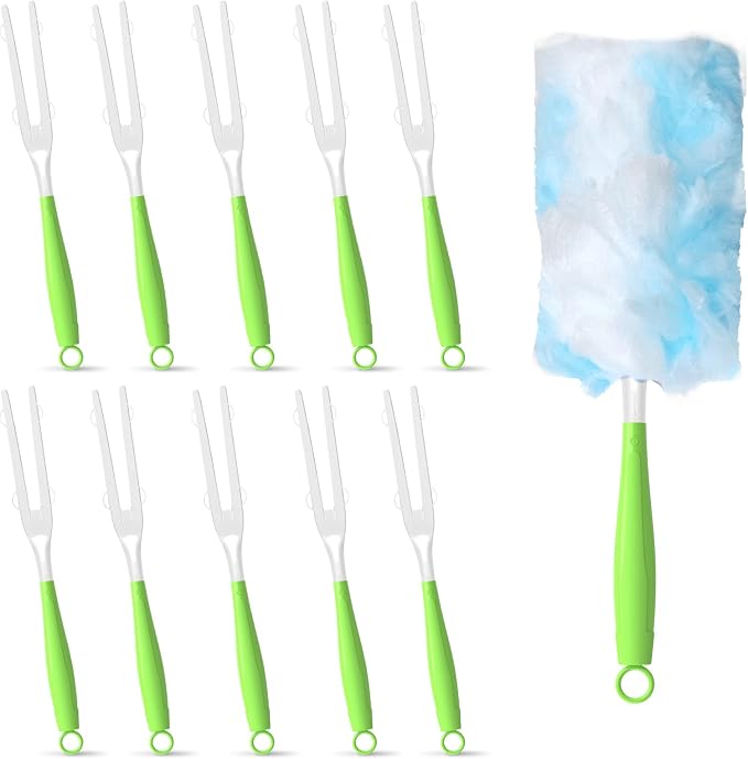 10PCS Duster Refills Folding Handles Set Compatible by LYASIL