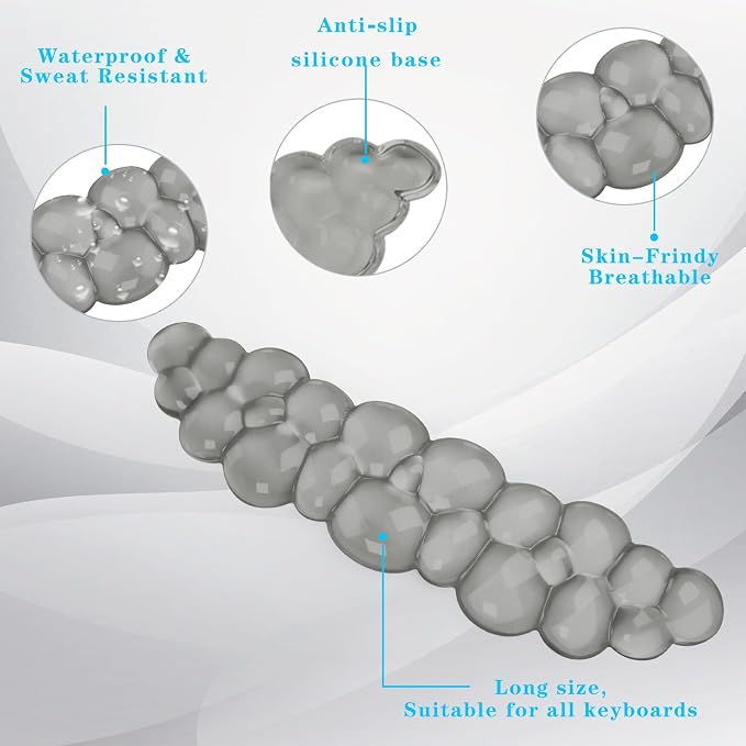 Gel Cloud Keyboard Wrist Rest, Cute Wrist Support and Arm Support Keyboard Rest - Image 3