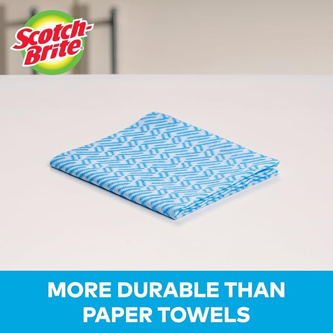 Scotch-Brite Multi-Purpose Wipes, 6 Rolls, 40 Sheets Per Roll, 240 Sheets Total - Image 3