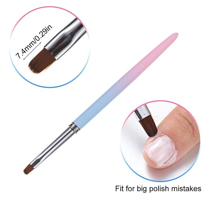 Nail Art Clean Up Brushes, Nail Brushes - Image 4