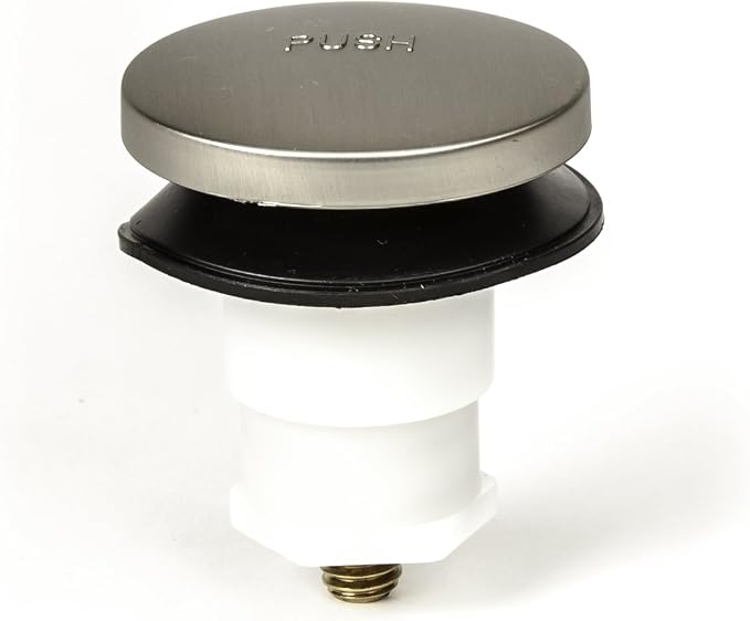 Toe Touch Bath Tub/Bathtub Drain Stopper Includes 3/8" and 5/16" Fittings - Image 2