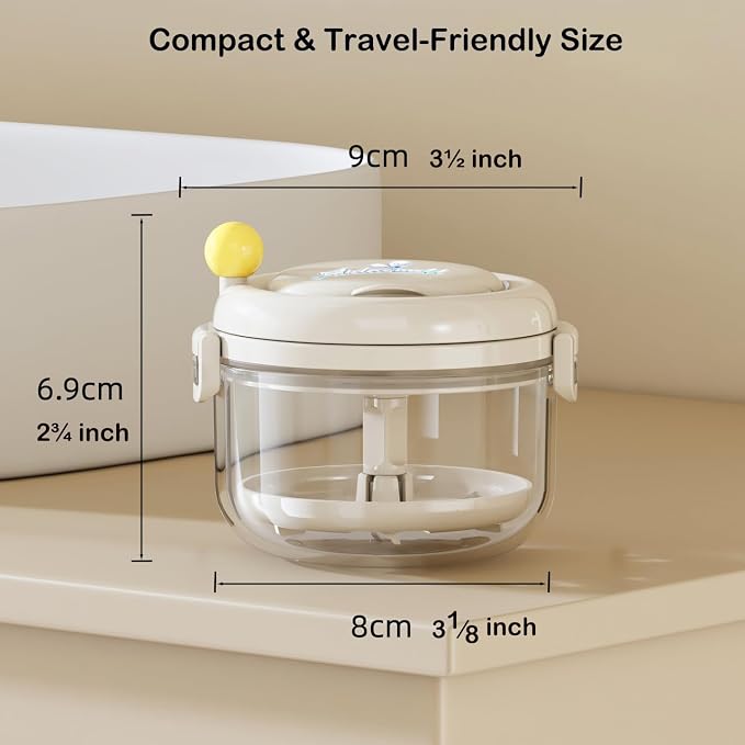 Denture Bath Cup，Retainer Cleaner Case Box, Night Mouth Guard Case Holder - Image 6