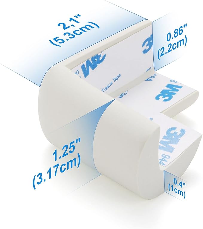 8 Pack Soft Sponge Table Corners, Corner Protector Baby, Baby Proofing Corner - Image 5