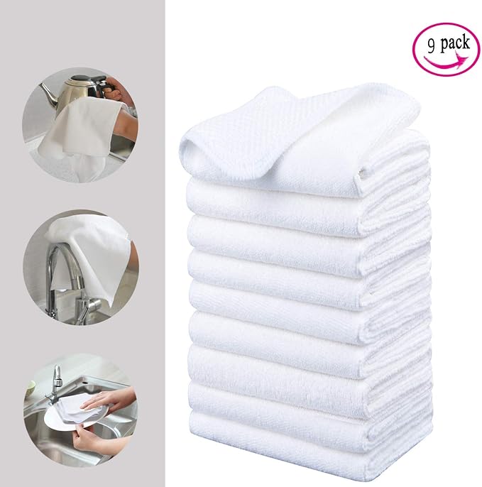 KinHwa Kitchen Washcloths for Dishes Absorbent Microfiber Dish Cloths Quick Dry - Image 2