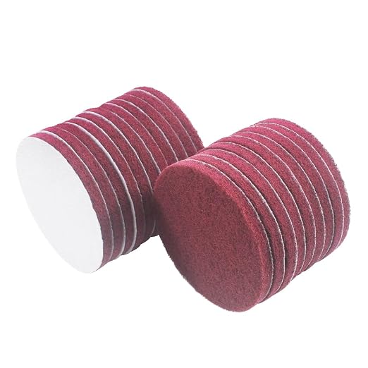 4 Inch 400 Grit Drill Brush Scrubber Scouring Pads, Random Orbital Sander - Image 6