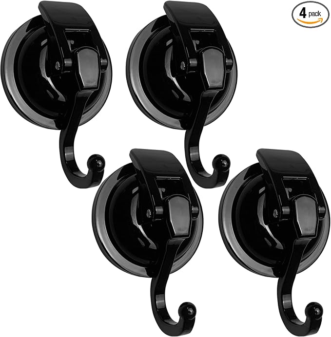 Heavy Duty Suction Cup Hooks for Shower, Bathroom Robe, Garland Decoration by YSSILADI