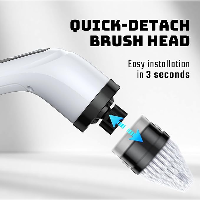Electric Spin Scrubber for Bathroom: Shower Scrubber - Image 7